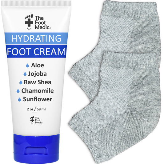 The Foot Medic 1 Pair Moisturizing Socks and Foot Cream